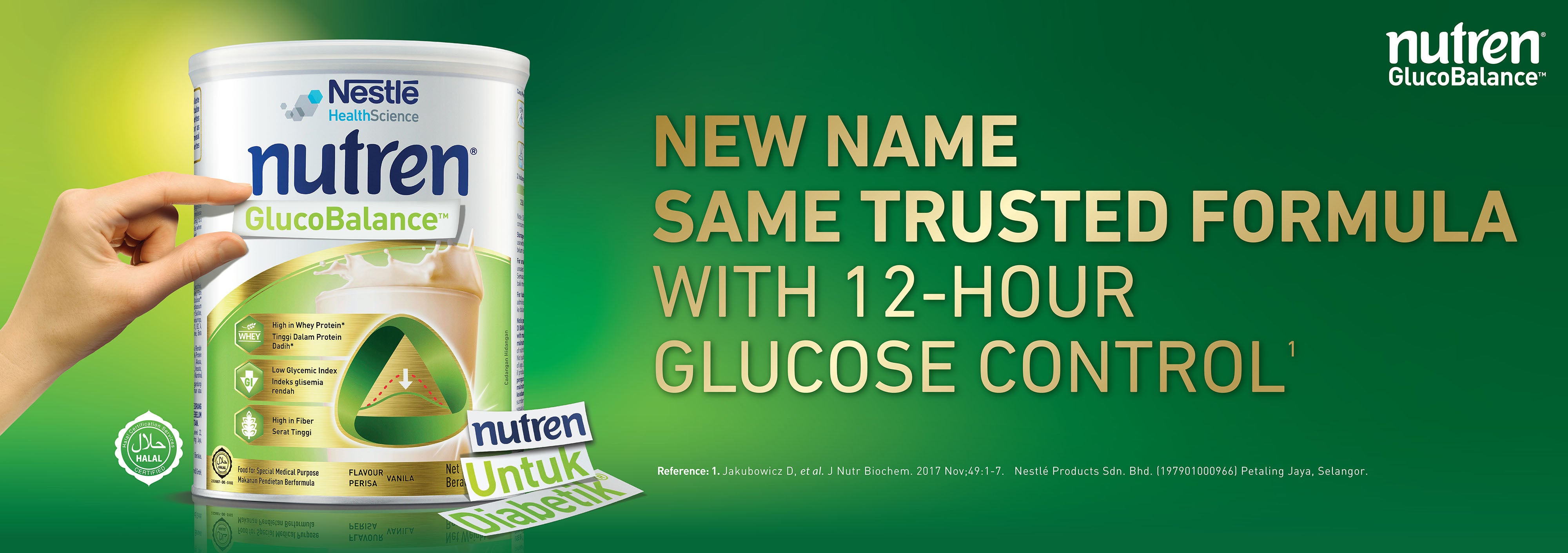 Nutren GlucoBalance Product Can